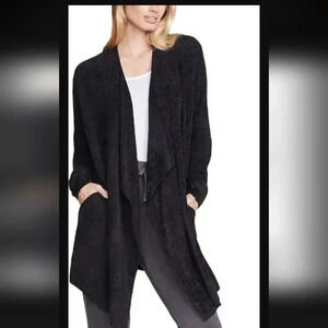 Barefoot Dreams Bamboo Chic Lite Calypso Wrap style 436 size S/M, black